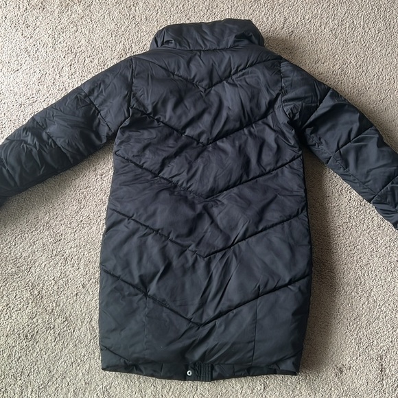 NWT Universal Standard for J. Crew Chevron Black Puffer Coat - Picture 6 of 12